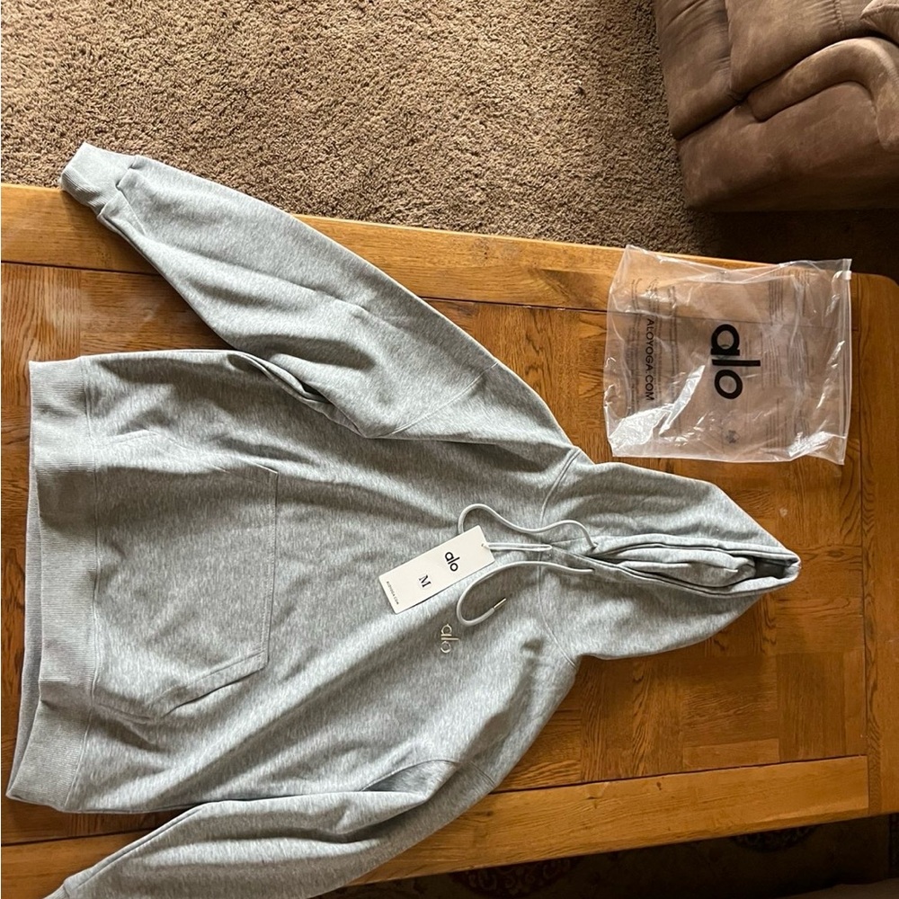 ALO Yoga Gray Hoodie